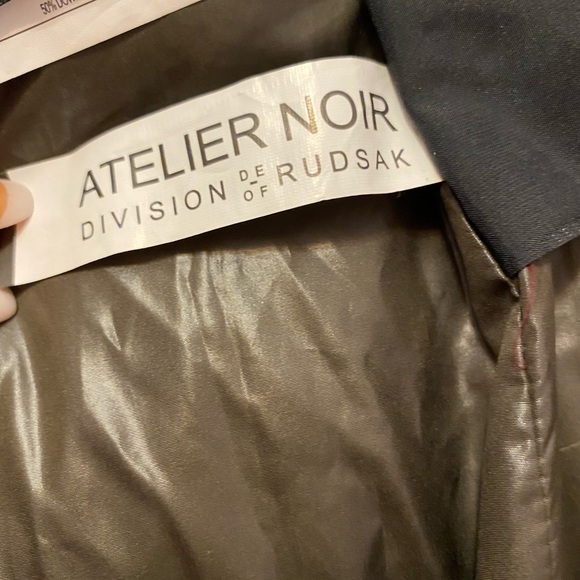 ATELIER NOIR DIVISION OF RUDSAK BROWN COAT, NWOT, SIZE MEDIUM $475 - Picture 15 of 16
